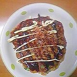 残り物でお好み焼き